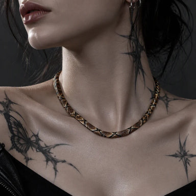 Serpent Statement Necklace – A Symbol of Mystery & Power