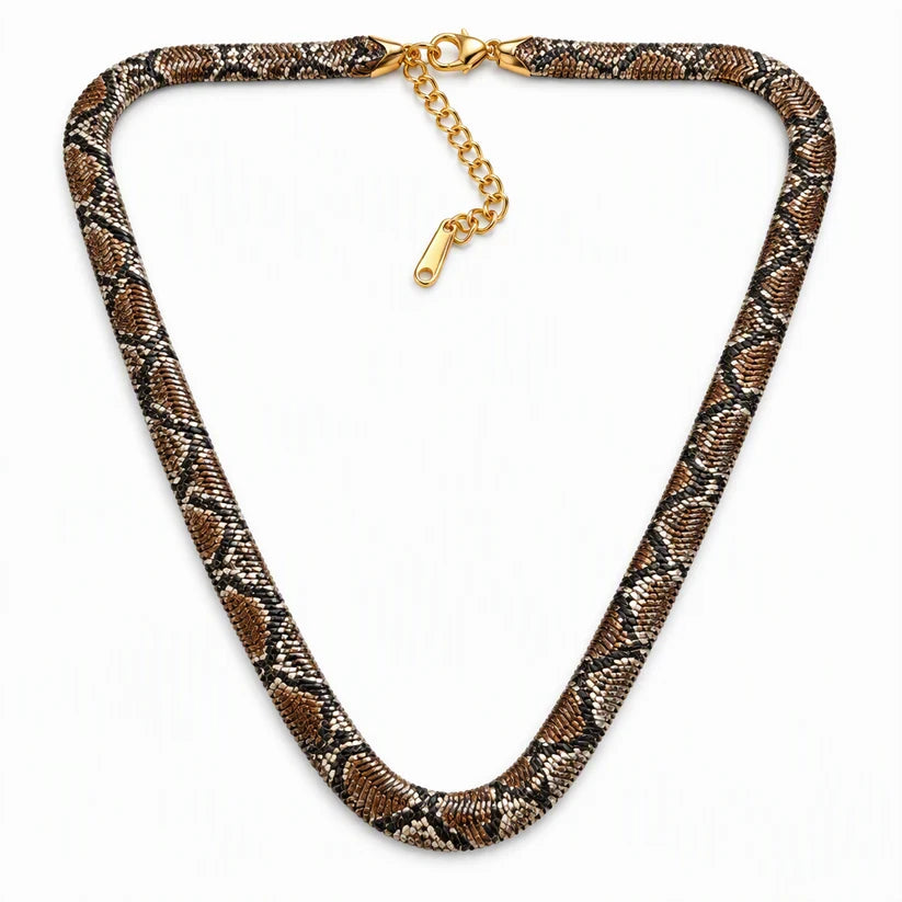 Serpent Statement Necklace – A Symbol of Mystery & Power